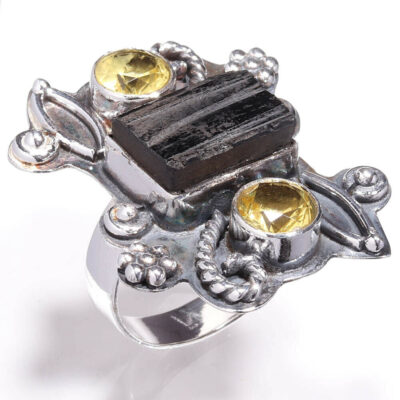 Χειροποίητo ινδικό δαχτυλίδι.