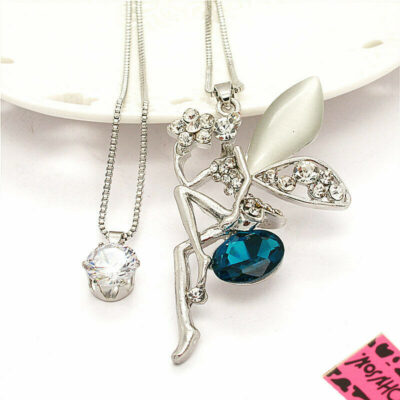 Διπλό μενταγιόν με μοτίφ μία λιβελούλα