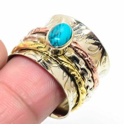 Δαχτυλίδι Spinner Rings,χειροποίητο, κατασκευασμένο από ασήμι 925