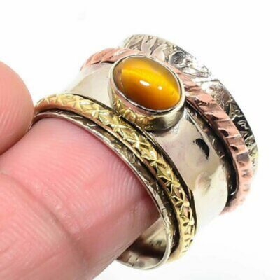 Δαχτυλίδι Spinner Rings, χειροποίητο, κατασκευασμένο από ασήμι 925