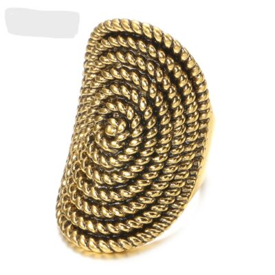 Σφυρήλατο ατσάλινο δαχτυλίδι