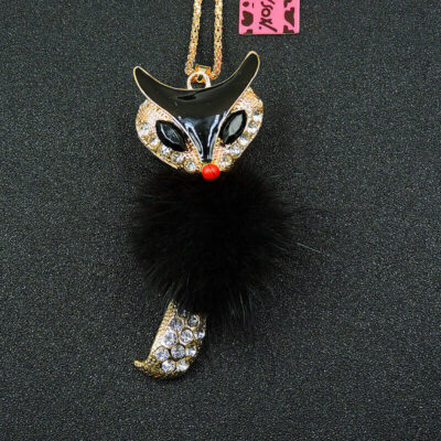 Μενταγιόν η πονηρή αλεπού με μακριά αλυσίδα