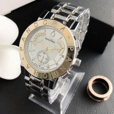 Γυναικείο ρολόι πολυτελείας PANDORA Silver-gold