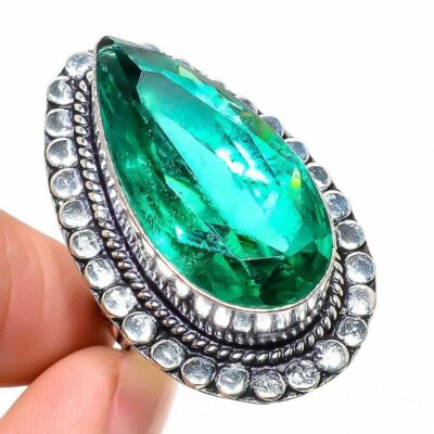 Δαχτυλίδι από ασήμι 925 διακοσμημένο με Περίδοτο