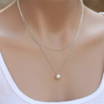 ​Silver διπλό κολιέ