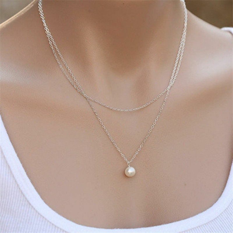 Silver διπλό κολιέ Silver διπλό κολιέ