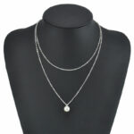 ​Silver διπλό κολιέ