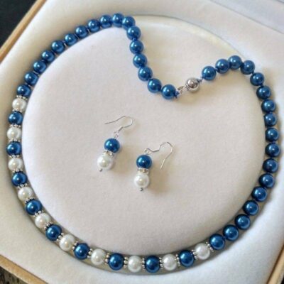 Σετ κολιέ με south sea Shell πέρλες ΑΑΑ