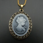 Υπέροχο κολιέ καμέο ένα πραγματικό αριστούργημα