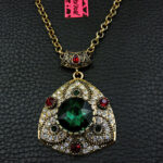 Χειροποίητο κολιέ με vintage αισθητική