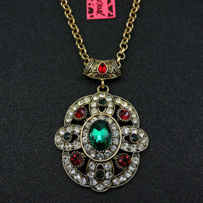 Χειροποίητο κολιέ με το κρύσταλλο της ελπίδας