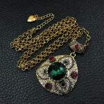 Χειροποίητο κολιέ με vintage αισθητική