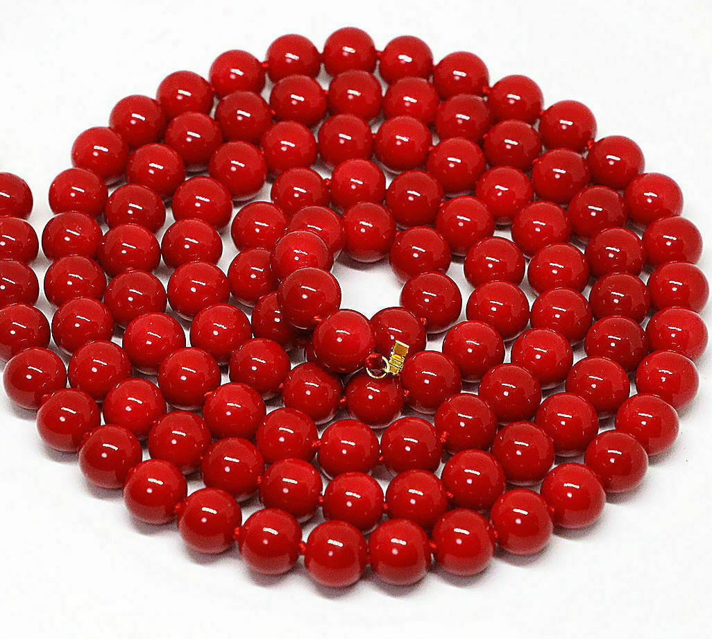 Διπλό κολιέ από 100% φυσικά κατακόκκινα κοράλλια Διπλό κολιέ από 100% φυσικά κατακόκκινα κοράλλια