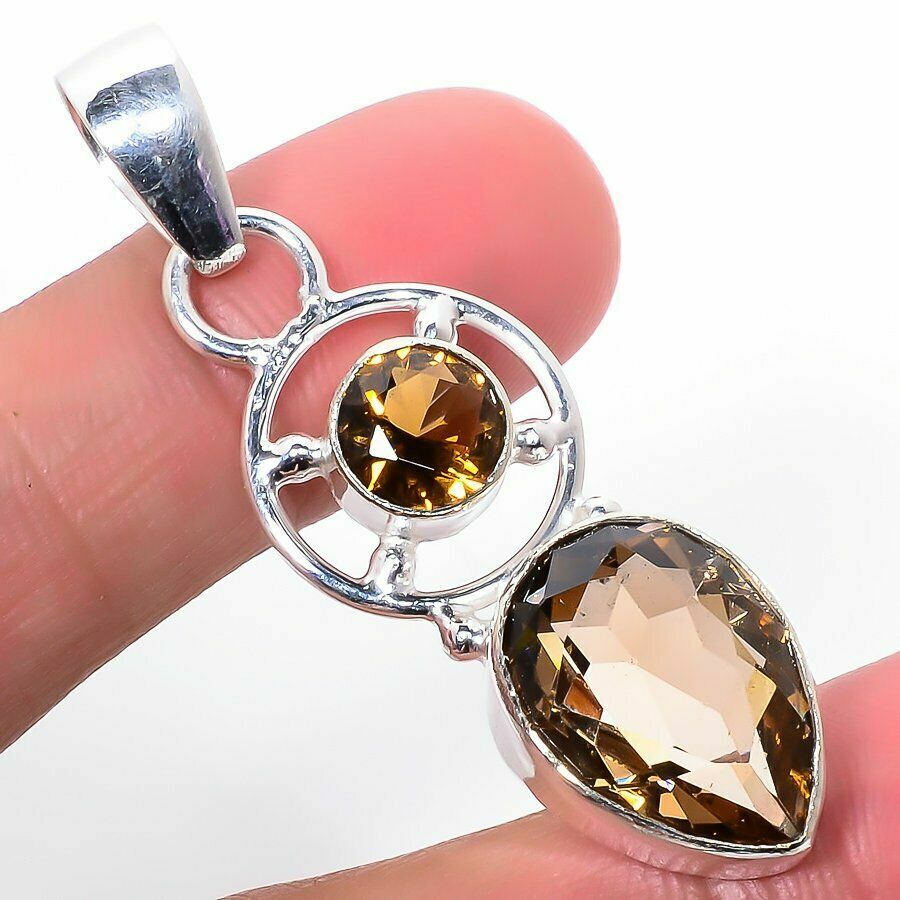 Ασήμι 925 διακοσμημένο με δύο ακαταμάχητης ομορφιάς Coffee black χαλαζία καπνία ΑΆ Ασήμι 925 διακοσμημένο με δύο ακαταμάχητης ομορφιάς Coffee black χαλαζία καπνία ΑΆ