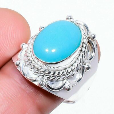 Ασήμι 925 διακοσμημένο με υπέροχο μπλε όνυχα