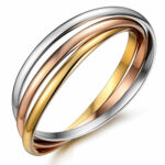 Τριπλό γυναικείο βραχιόλι (στα χρώματα του Cartier)