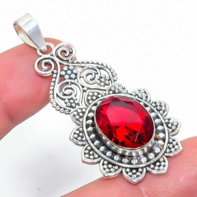 Ι​νδικό, χειροποίητο, μενταγιόν