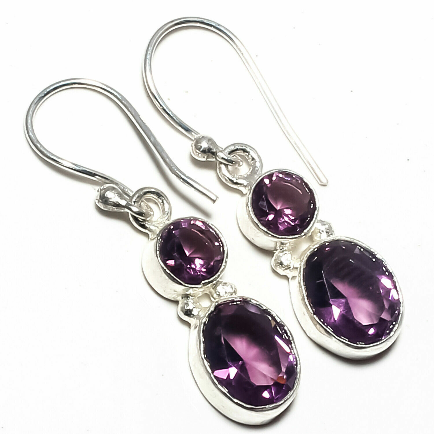 Aσήμι 925 διακοσμημένα με φυσικούς ορυκτούς πολιτισμούς Αμέθυστος Aσήμι 925 διακοσμημένα με φυσικούς ορυκτούς πολιτισμούς Αμέθυστος