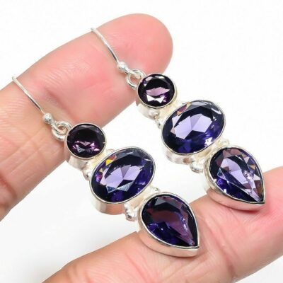 Ασήμι 925 διακοσμημένα με αμέθυστο​
