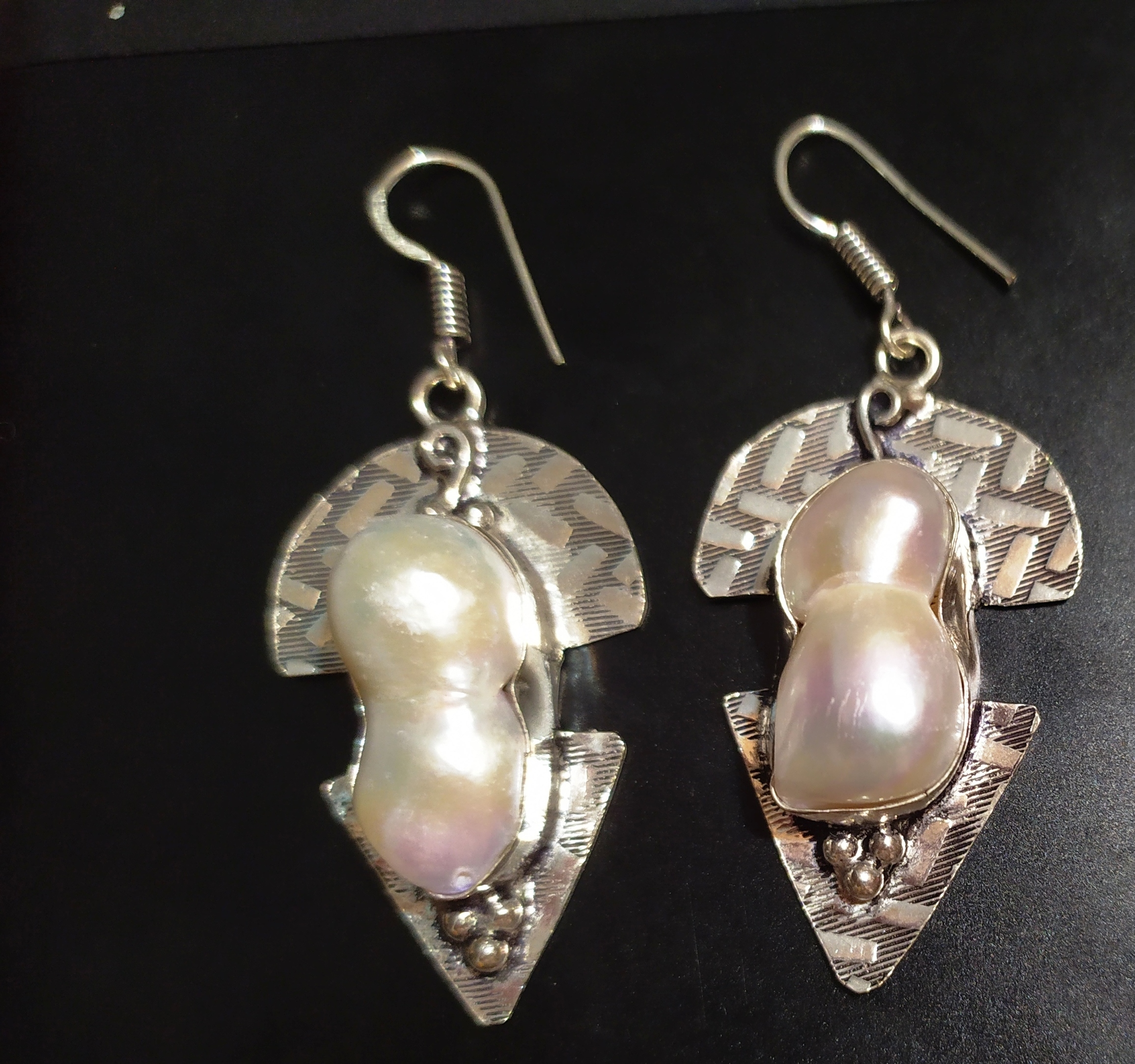 Ασήμι 925 και διακοσμημένα με 100% φυσικά Biwa μαργαριτάρια γλυκού νερού 20 χιλιοστών Ασήμι 925 και διακοσμημένα με 100% φυσικά Biwa μαργαριτάρια γλυκού νερού 20 χιλιοστών