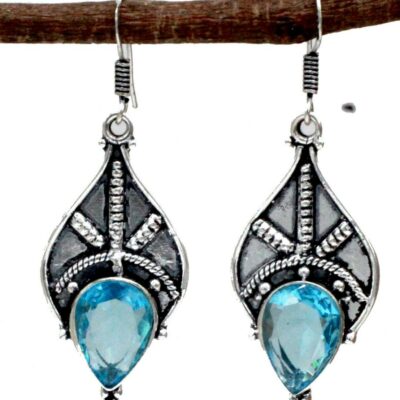 Χειροποίητα σκουλαρίκια κατασκευασμένα από ασήμι 925