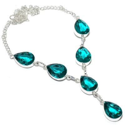 κολιέ, χειροποίητο, ινδικό. Κατασκευασμένο από ασήμι 925