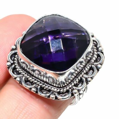 Δαχτυλίδι από ασήμι 925 με αμέθυστο