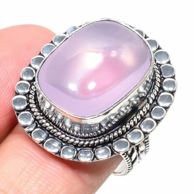 Δαχτυλίδι από ασήμι 925 με χαλκηδόνιο λίθο