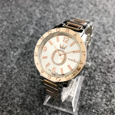 Γυναικείο ρολόι πολυτελείας PANDORA Silver-Roz Gold